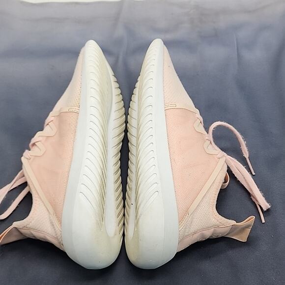 ADIDAS STYLE TUBULAR VIRAL 2 WOMAN 7.0 PINK MESH/FABRIC THICK RUBBER SOLES GUC - Picture 8 of 16